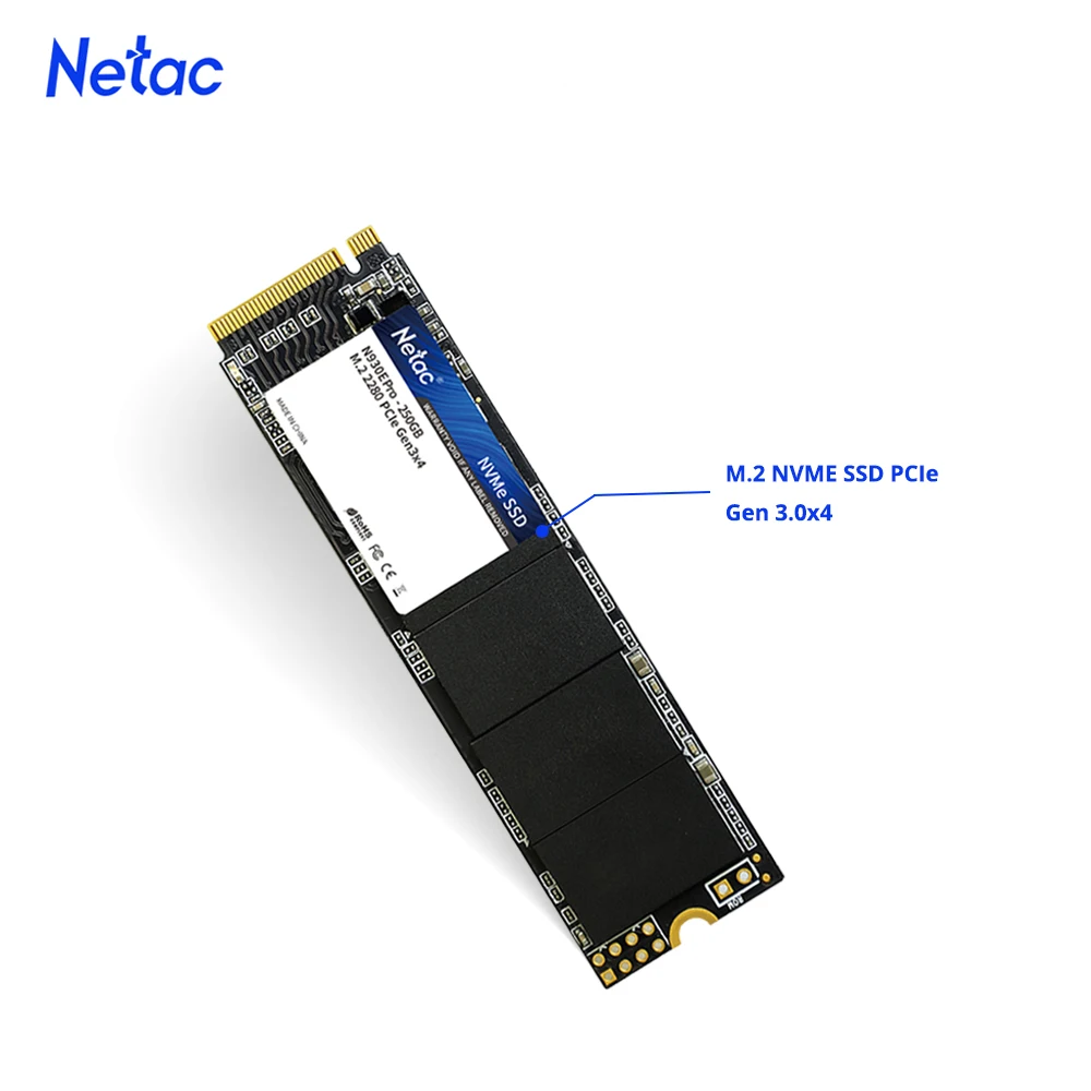 Внутренний твердотельный накопитель Netac M2 SSD NVMe 1 ТБ 500 Гб 250 ГБ 512 256 128 M.2 2280