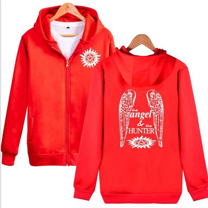 2021 Supernatural Winchester Brothers Men's Hoodie with Pocket Hooded Sweatshirts Zip Jackets Men Streetwear Warm Tracksuit
2021 Supernatural Winchester Brothers Men's Hoodie with Pocket Hooded Sweatshirts Zip Jackets Men Streetwear Warm Tracksuit