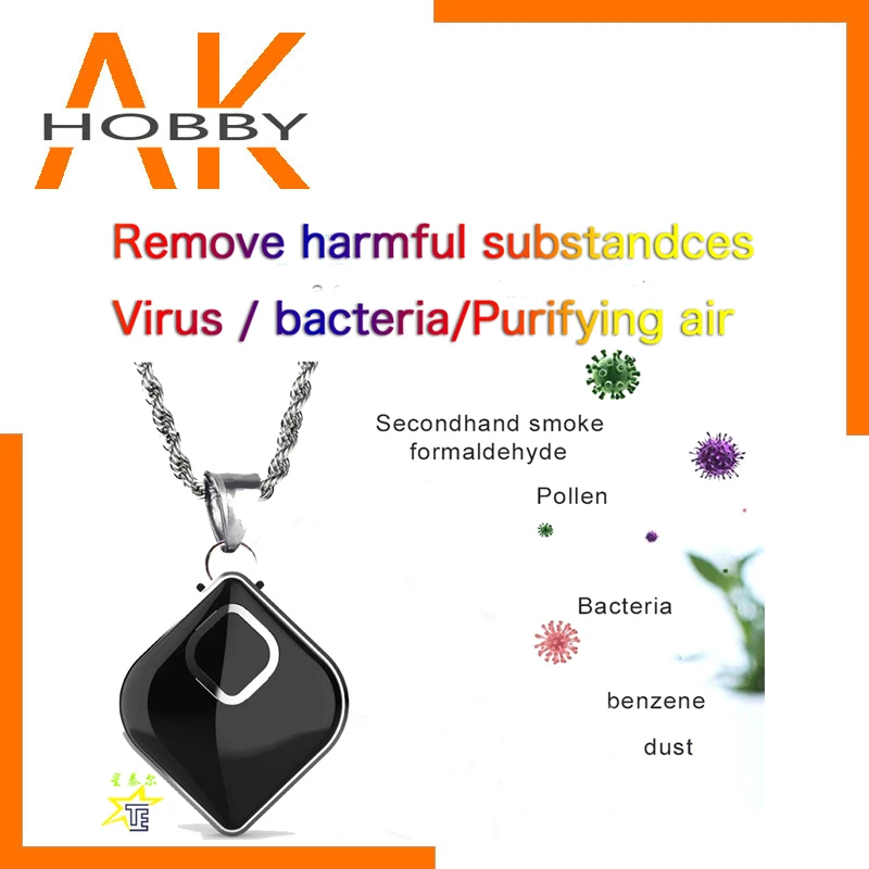 Portable Wearable H3 USB Air Purifier, Personal Mini Air Necklace Negative Ion Air Freshener - No Radiation Low Noise for Adult
Portable Wearable H3 USB Air Purifier, Personal Mini Air Necklace Negative Ion Air Freshener - No Radiation Low Noise for Adult