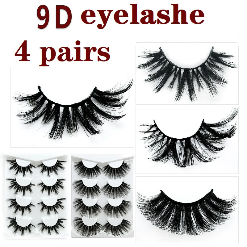 4Pairs 9D Faux Mink Color Lashes Wholesale Natural Long Fluffy Dramatic False Eyelashes Makeup Eye Lash For Beauty Dropshipping
4Pairs 9D Faux Mink Color Lashes Wholesale Natural Long Fluffy Dramatic False Eyelashes Makeup Eye Lash For Beauty Dropshipping