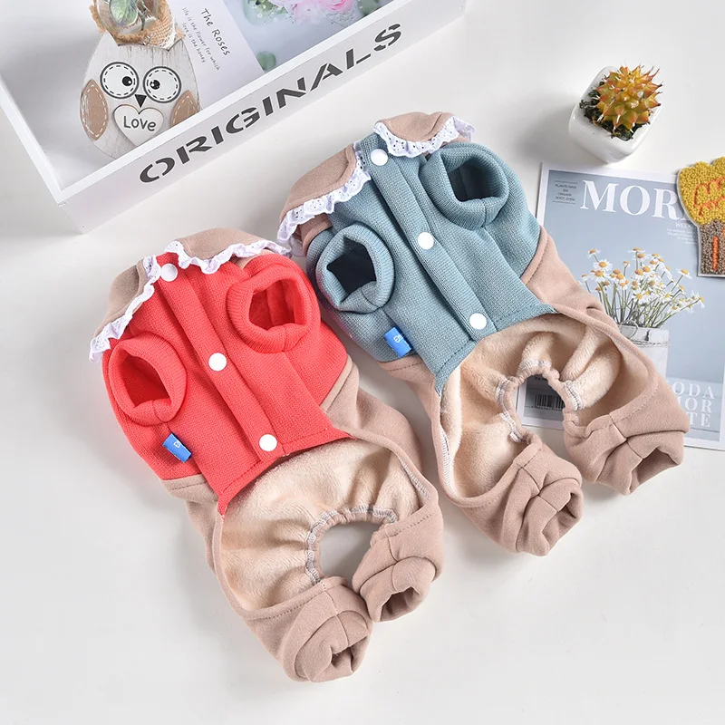 Winter Dog Pets Clothing Warm Dog Jumpsuit Coat Jacket Puppy Costume Yorkshire Pomeranian Poodle Schnauzer Pet Outfit Dropship
Winter Dog Pets Clothing Warm Dog Jumpsuit Coat Jacket Puppy Costume Yorkshire Pomeranian Poodle Schnauzer Pet Outfit Dropship