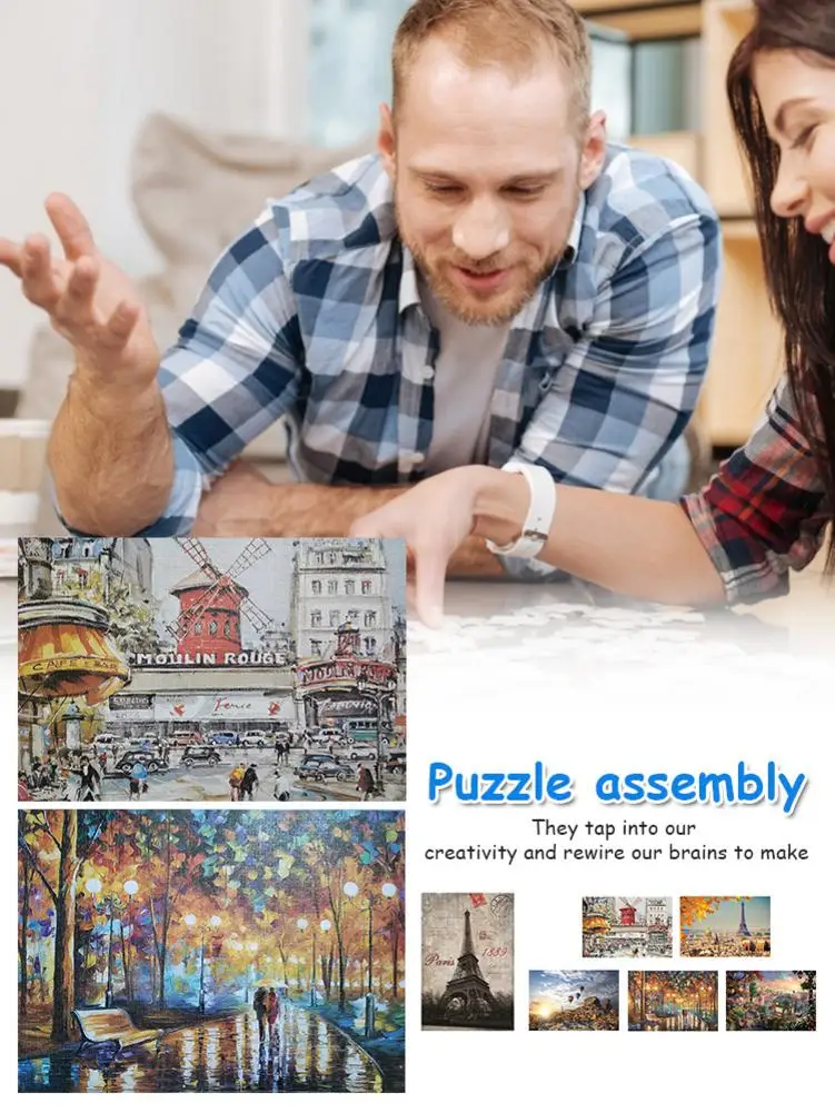 DIY 1000 Pieces Jigsaw Puzzle Wooden Assembling Picture Landscape Puzzles Toys For Adult Kids Games Educational Toys Kids Gift
DIY 1000 Pieces Jigsaw Puzzle Wooden Assembling Picture Landscape Puzzles Toys For Adult Kids Games Educational Toys Kids Gift