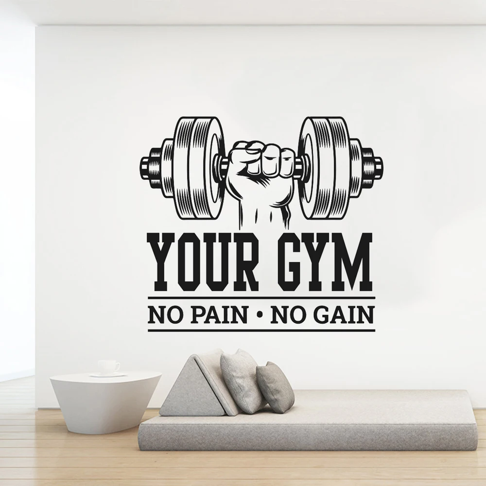 Custom Name Turnhalle Bodybuilding No Pain No Gain Wand Aufkleber Workout Fitness Crossfit Inspirierend Zitat Wand Aufklebe
Custom Name Turnhalle Bodybuilding No Pain No Gain Wand Aufkleber Workout Fitness Crossfit Inspirierend Zitat Wand Aufklebe