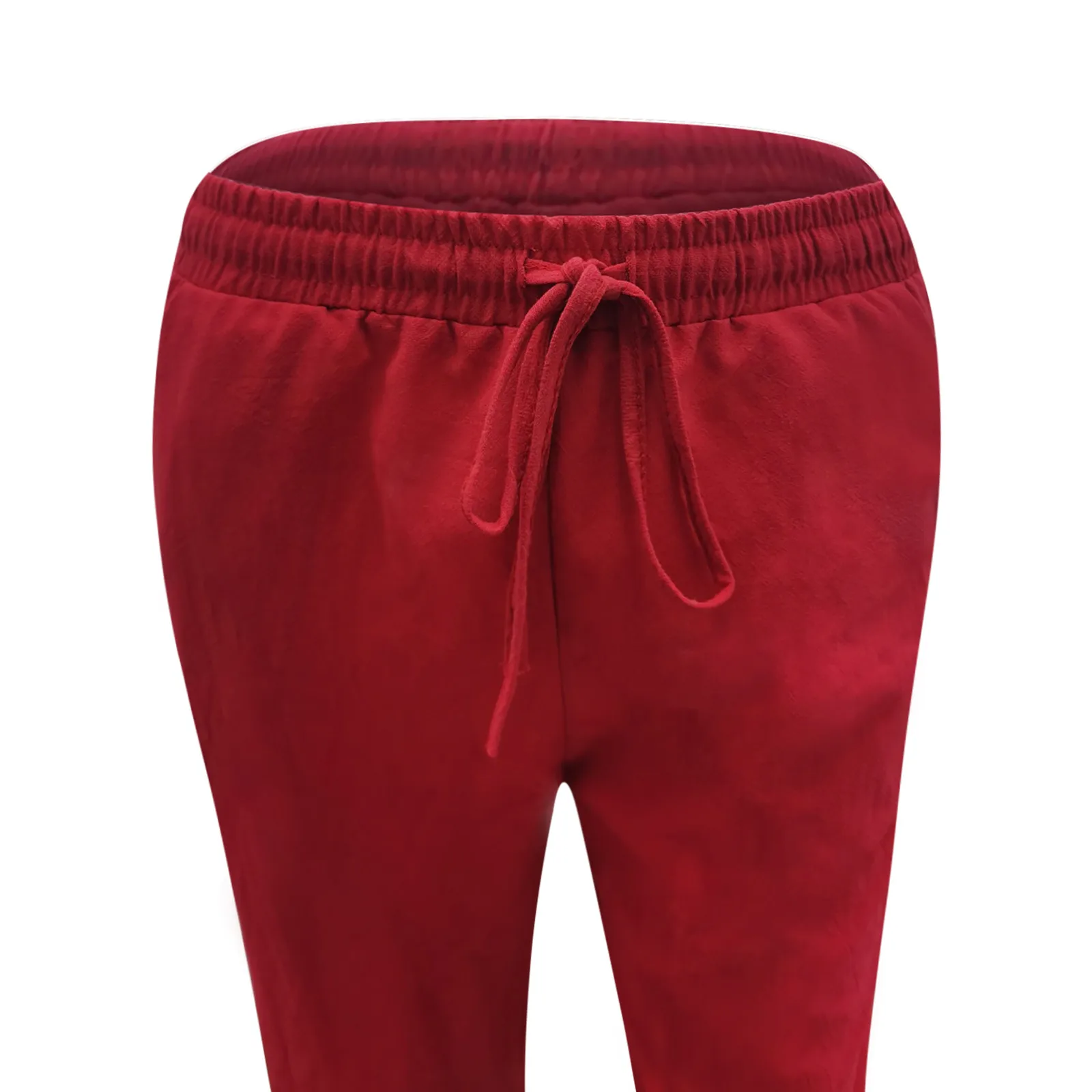 New Women Casual Cotton And Linen Solid Drawstring Elastic Waist Long Straight Pants Summer Plus Size Pants Pantalones
New Women Casual Cotton And Linen Solid Drawstring Elastic Waist Long Straight Pants Summer Plus Size Pants Pantalones