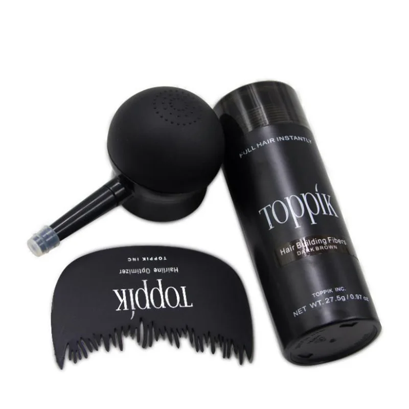 3 Pcs/set Toppik Hair Building Fibers Kit 9 Colors Hair Full Hair Instantly Fibras Capilares Toppik Fiber Hold Spray Hair Powder
3 Pcs/set Toppik Hair Building Fibers Kit 9 Colors Hair Full Hair Instantly Fibras Capilares Toppik Fiber Hold Spray Hair Powder