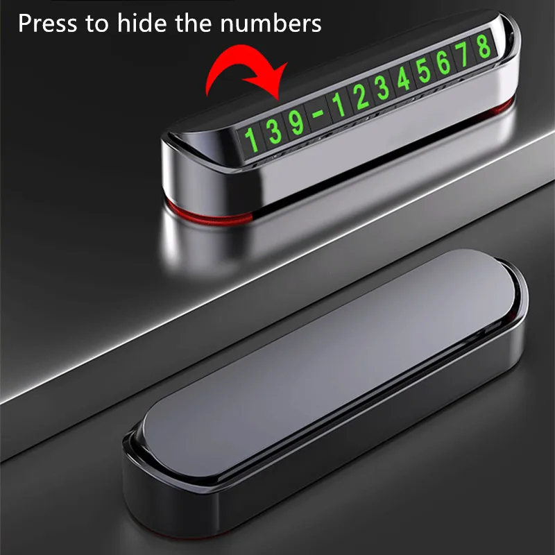Luminous Car Temporary Parking Card Sticker Auto Phone Number Card Plate Digital Parking Number Sign Car Interior Accessories
Luminous Car Temporary Parking Card Sticker Auto Phone Number Card Plate Digital Parking Number Sign Car Interior Accessories