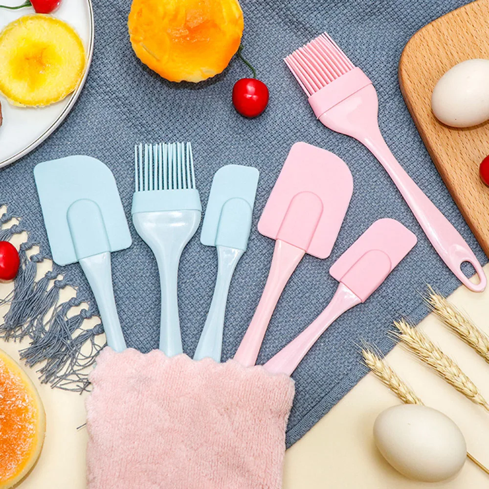3pcs/set Silicone Cream Scraper Diy Bread Cake Butter Spatula Mixer Oil Brush Kitchen Baking Bbq Cooking Utensil Tool Kit
3pcs/set Silicone Cream Scraper Diy Bread Cake Butter Spatula Mixer Oil Brush Kitchen Baking Bbq Cooking Utensil Tool Kit