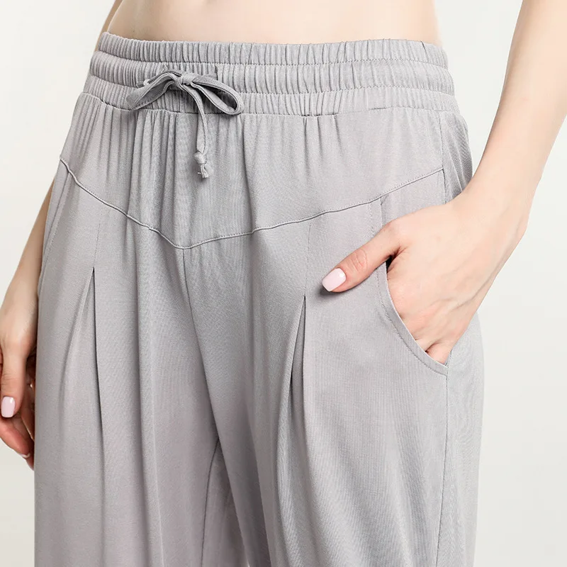 Autumn New Products Casual Loose Quick-Drying Athletic Pants Female Elasticity Lace-up Running Fitness Yoga Pants Pocket Europe
Autumn New Products Casual Loose Quick-Drying Athletic Pants Female Elasticity Lace-up Running Fitness Yoga Pants Pocket Europe