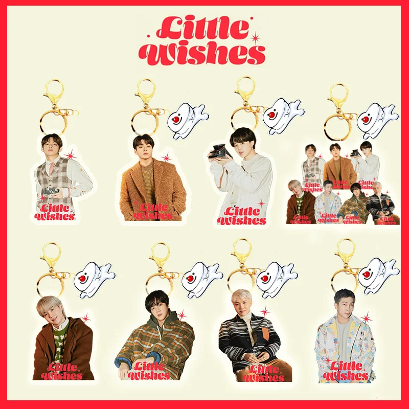 KPOP Bangtan Boys New Album Little Wishes Christmas And New Year With The Same Key Pendant Key Ring Peripheral JIN SUGA V JIMIN
KPOP Bangtan Boys New Album Little Wishes Christmas And New Year With The Same Key Pendant Key Ring Peripheral JIN SUGA V JIMIN