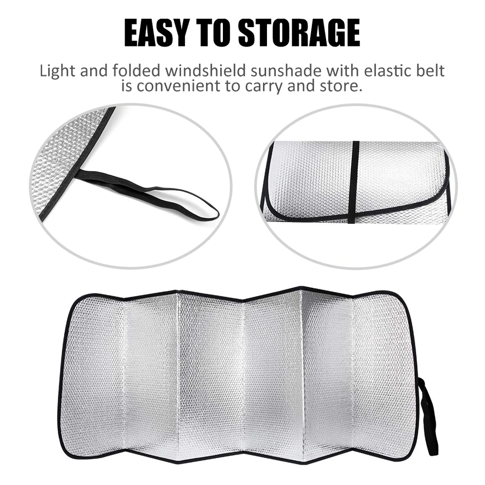 Front Windshield Sunshade, Sun Shade Heat Shield, Aluminum Foil Sun Visor Mat for 2018 2019 Jeep Wrangler JL JLU Accessories
Front Windshield Sunshade, Sun Shade Heat Shield, Aluminum Foil Sun Visor Mat for 2018 2019 Jeep Wrangler JL JLU Accessories