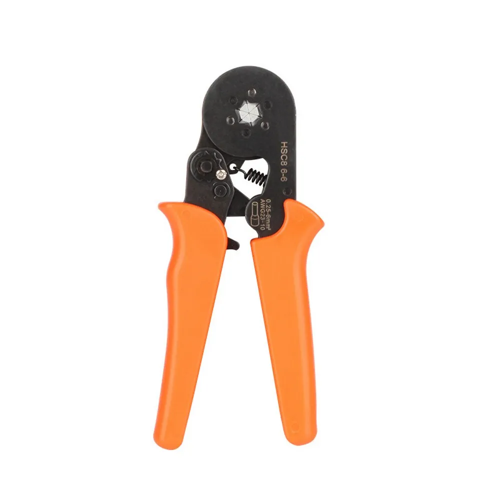 HSC8 6-6 SELF-ADJUSTABLE MINI-TYPE CRIMPING PLIER 0.25-6mm2 Straight German Pliers Hand Tools
HSC8 6-6 SELF-ADJUSTABLE MINI-TYPE CRIMPING PLIER 0.25-6mm2 Straight German Pliers Hand Tools