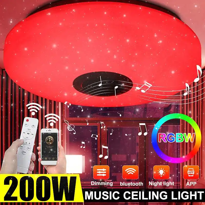 Современный RGB светодиодный потолочный светильник с Wi-Fi, 200 Вт, освещение для дома, музыкальный светильник с приложением ing, bluetooth, лампа для с...
Современный RGB светодиодный потолочный светильник с Wi-Fi, 200 Вт, освещение для дома, музыкальный светильник с приложением ing, bluetooth, лампа для с...