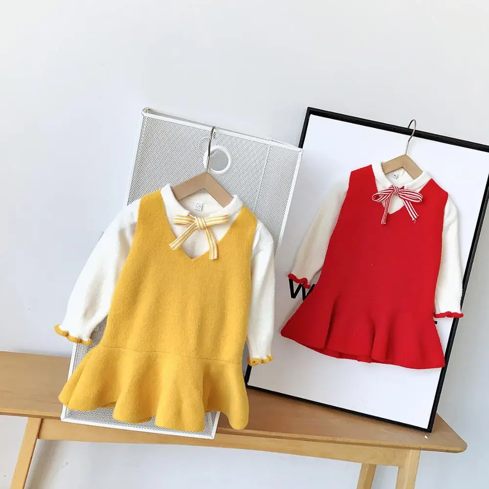 Girls Dress Autumn Winter Long Sleeve Sweater Dresses Children Clothes For Girls Kids Clothes Birthday Party Dress vestidos 2020
Girls Dress Autumn Winter Long Sleeve Sweater Dresses Children Clothes For Girls Kids Clothes Birthday Party Dress vestidos 2020