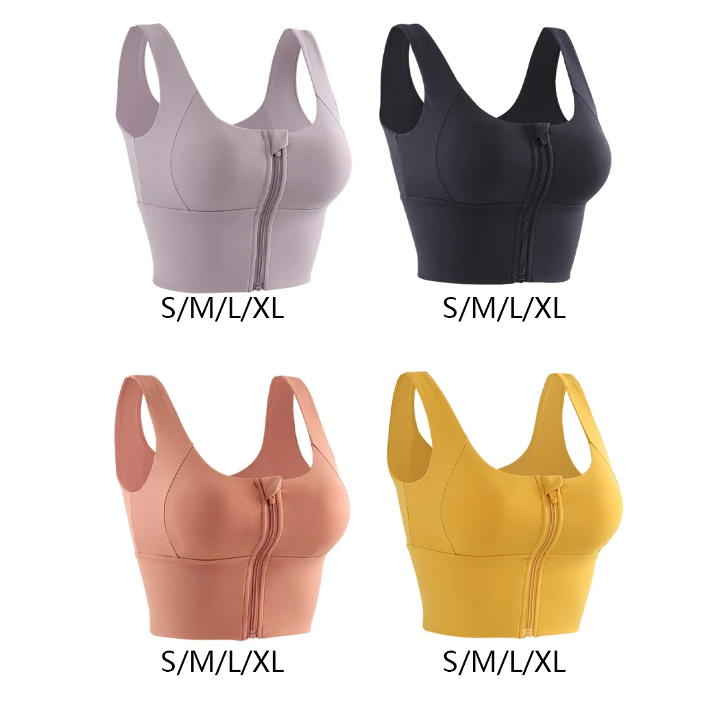 Women's with Zip Front Closure Sports Bra Wirefree Padded Racerback Workout Gym Yoga Bras
Women's with Zip Front Closure Sports Bra Wirefree Padded Racerback Workout Gym Yoga Bras