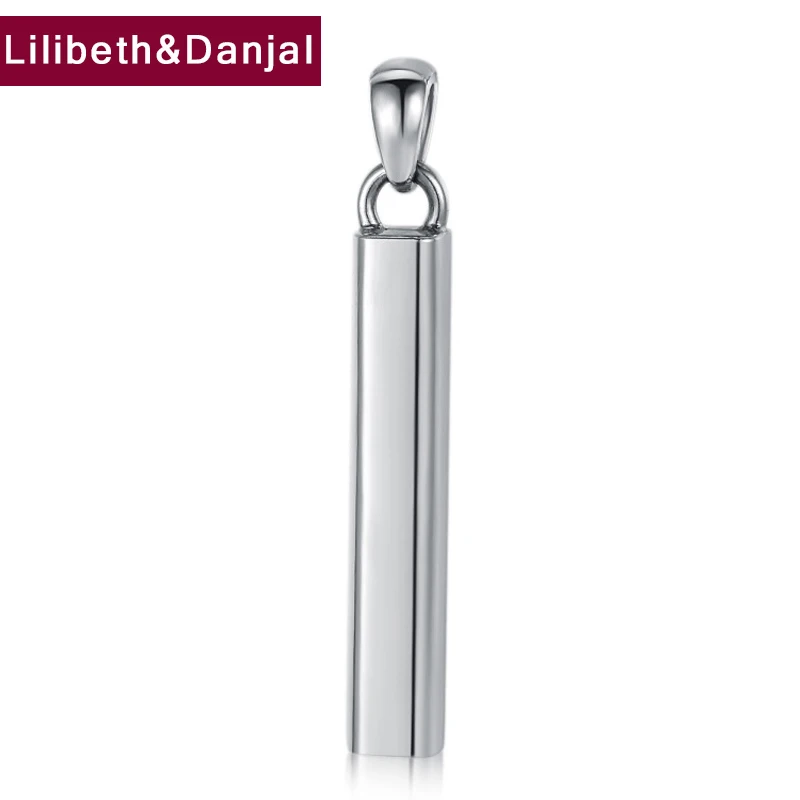 Smooth Geometry Cuboid Pendant 100% Pure 925 Sterling Silver Necklace Pendant Jewelry Men Women bijoux femme 2020 New Arrival P6
Smooth Geometry Cuboid Pendant 100% Pure 925 Sterling Silver Necklace Pendant Jewelry Men Women bijoux femme 2020 New Arrival P6