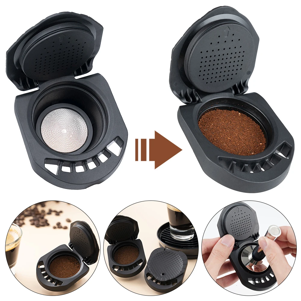 Reusable Capsule Conversion Adapter Coffee Powder Capsules Convert Tray Cafe Maker Holder Coffee Accessories Coffee Powder Tray 
Reusable Capsule Conversion Adapter Coffee Powder Capsules Convert Tray Cafe Maker Holder Coffee Accessories Coffee Powder Tray