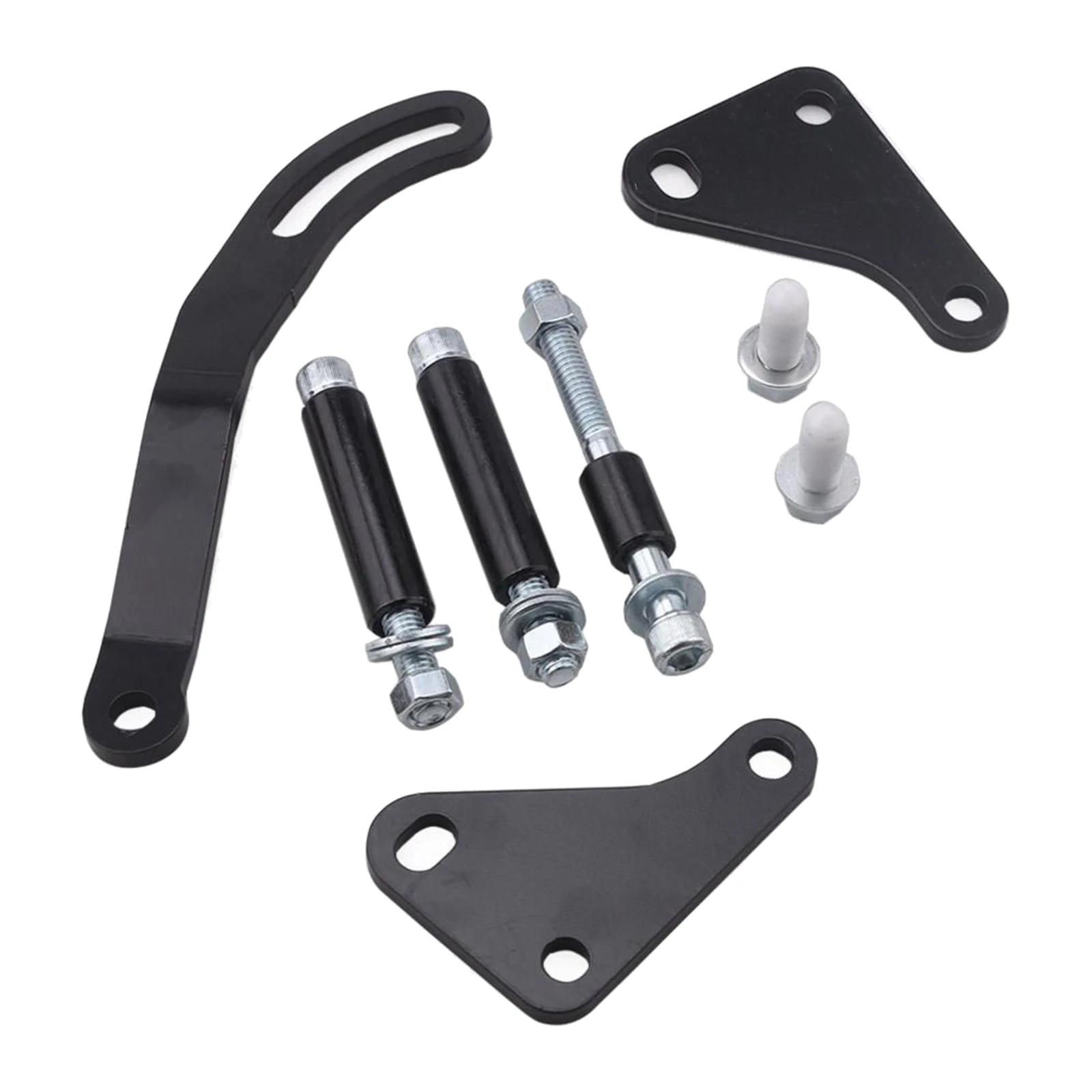 Power Steering Pump Mounting Bracket for SWP LWP Saginaw for GM SB for Chevy 350 383 MOUNTS on THE DRIVERS SIDE BOTTOM (to )
Power Steering Pump Mounting Bracket for SWP LWP Saginaw for GM SB for Chevy 350 383 MOUNTS on THE DRIVERS SIDE BOTTOM (to )