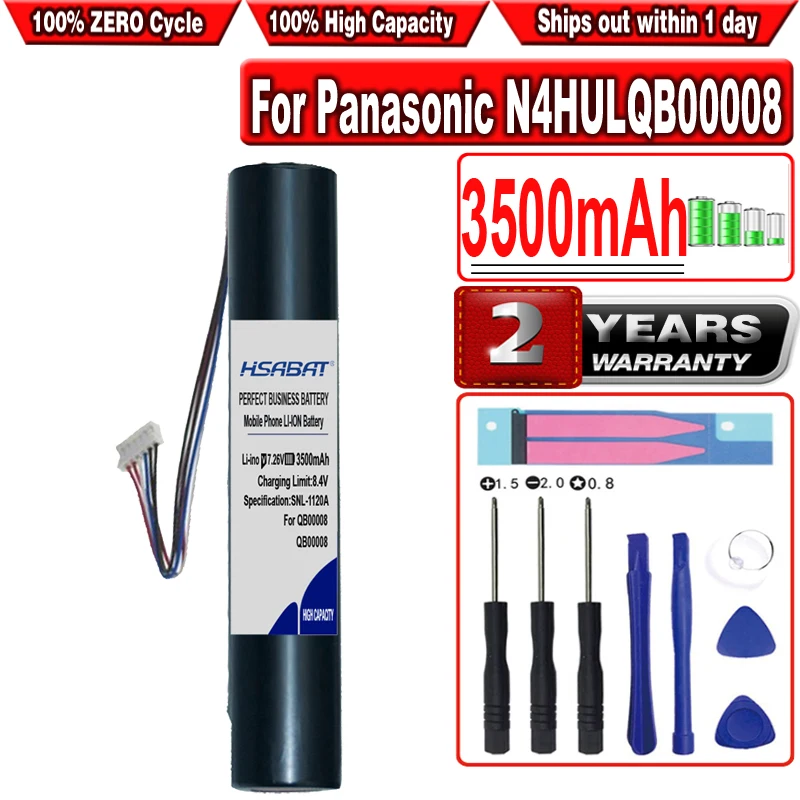 Аккумулятор HSABAT 3500 мАч N4HULQB00008 для ноутбука Panasonic N4HULQB00008
Аккумулятор HSABAT 3500 мАч N4HULQB00008 для ноутбука Panasonic N4HULQB00008