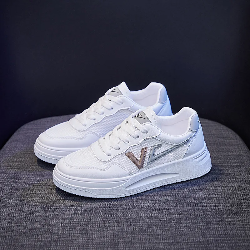 Brand New Summer Women Casual Shoes Breathable Hollow Out Air Mesh Fashion Girl Lace-up Flat Shoes Sneakers 2 Colors 
Brand New Summer Women Casual Shoes Breathable Hollow Out Air Mesh Fashion Girl Lace-up Flat Shoes Sneakers 2 Colors