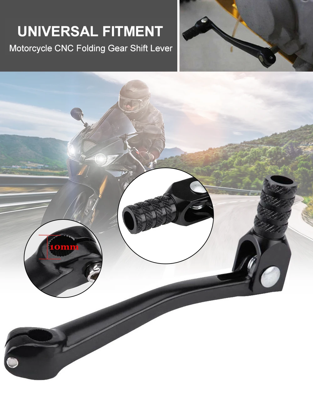 Hot Sell Gear Shift Lever Folding Aluminium Alloy Lever Kit 50cc 110cc 250cc Dirt Pit Dirt Bike Motorcycle ATV Quad Accessories
Hot Sell Gear Shift Lever Folding Aluminium Alloy Lever Kit 50cc 110cc 250cc Dirt Pit Dirt Bike Motorcycle ATV Quad Accessories
