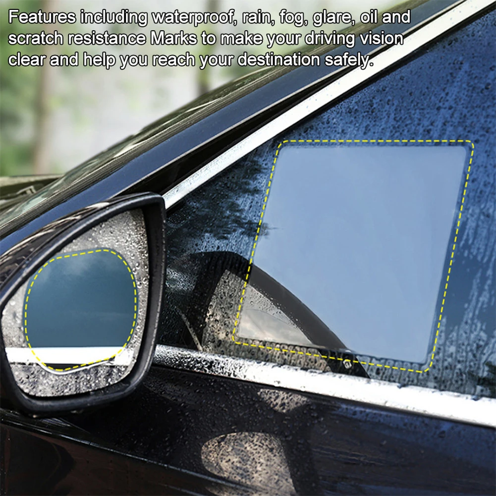 2x Car Side Rearview Mirror Waterproof Flim Anti-Fog Dustproof Sticker Cuttable Clear Window Glass Protector 175*200mm Side Film
2x Car Side Rearview Mirror Waterproof Flim Anti-Fog Dustproof Sticker Cuttable Clear Window Glass Protector 175*200mm Side Film
