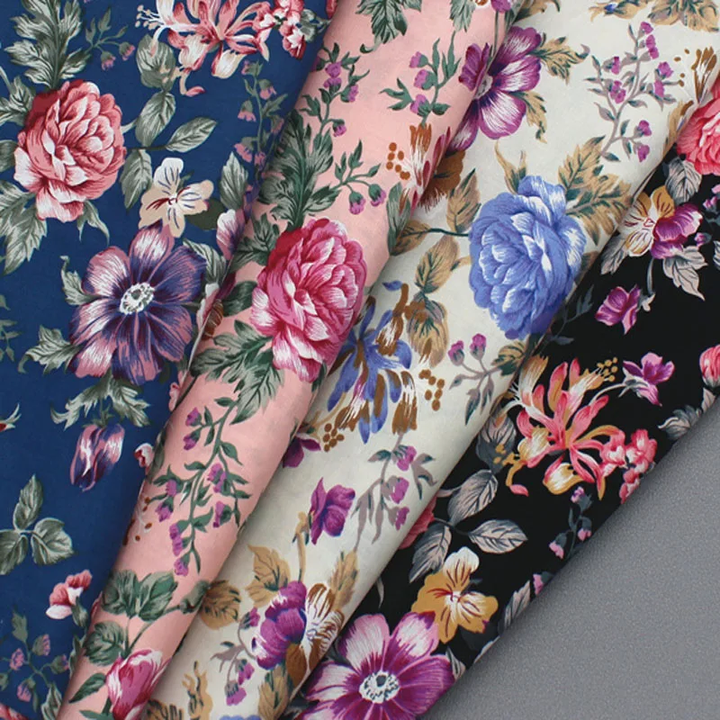 100% Plain Cotton Poplin Pink Black Beige Blue Blooming Peony Flowers Printed Cotton Poplin Fabric 50x140cm Dot Fabric Patchwork
100% Plain Cotton Poplin Pink Black Beige Blue Blooming Peony Flowers Printed Cotton Poplin Fabric 50x140cm Dot Fabric Patchwork