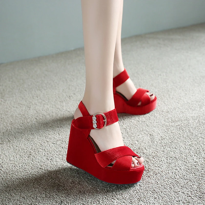 Fashion Wedges Women Sandals Spring New Buckle Strap Super High Heels With Platforms Sandals Female Women's Spring Shoes
Fashion Wedges Women Sandals Spring New Buckle Strap Super High Heels With Platforms Sandals Female Women's Spring Shoes
