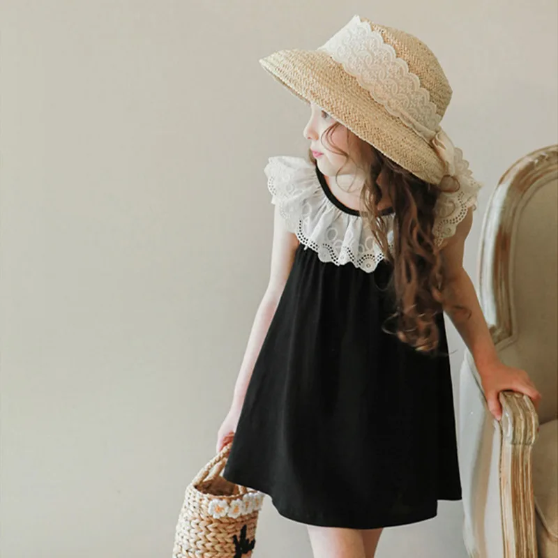 Girl Summer Dress 2021 New Korean Girl Clothes Toddler Girl Solid Lace Collar Cotton Cute Vest Princess Dress Size 2-8T
Girl Summer Dress 2021 New Korean Girl Clothes Toddler Girl Solid Lace Collar Cotton Cute Vest Princess Dress Size 2-8T