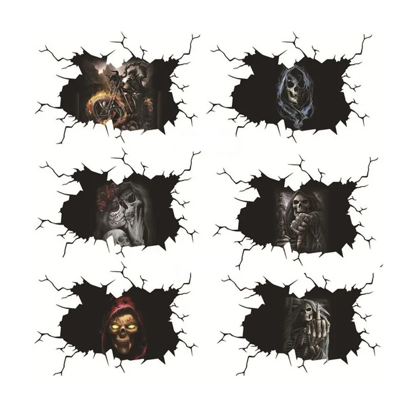 Halloween Scary Skull Car Stickers and Decals Horror Silent Skull Waterproof Car Window Sticker Accessories Party Decoration
Halloween Scary Skull Car Stickers and Decals Horror Silent Skull Waterproof Car Window Sticker Accessories Party Decoration
