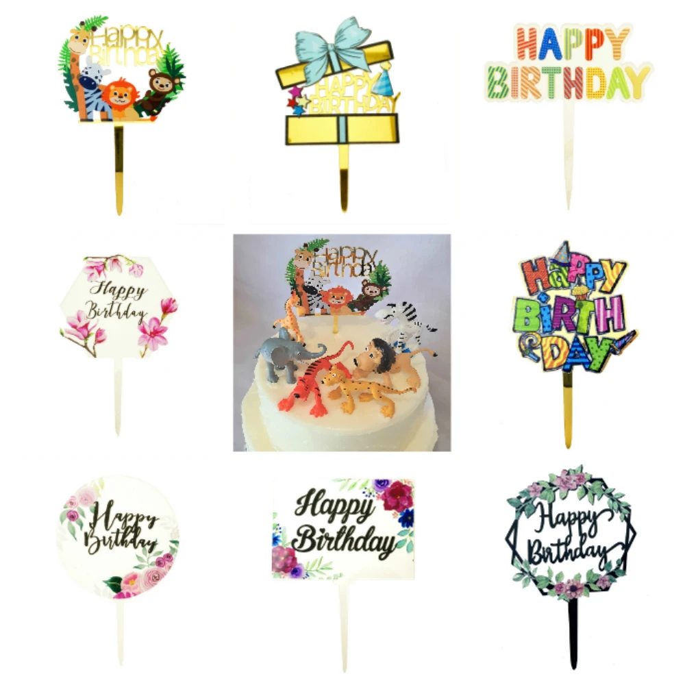 Safari Birthday Decorations Kit Acrylic Cake Topper Animal Cupcake Baby Shower Jungle Kids Children Party Supplies Wild One
Safari Birthday Decorations Kit Acrylic Cake Topper Animal Cupcake Baby Shower Jungle Kids Children Party Supplies Wild One