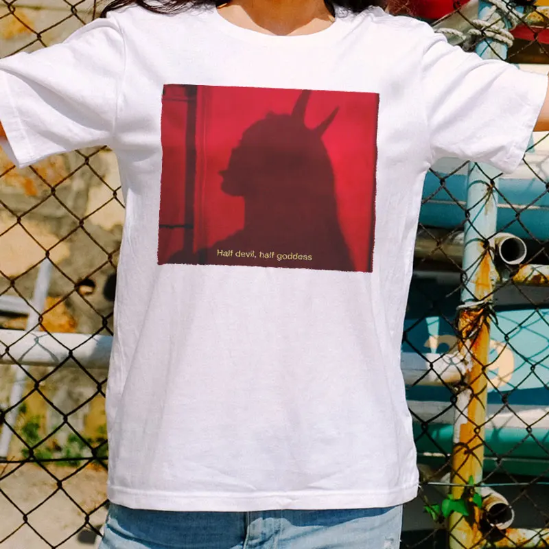 Women Tshirt Harajuku Vintage T Shirt Fashion Summer Angel Protect Me From My Devil Cartoon Printing Angel And Devil T-shirt Top
Women Tshirt Harajuku Vintage T Shirt Fashion Summer Angel Protect Me From My Devil Cartoon Printing Angel And Devil T-shirt Top