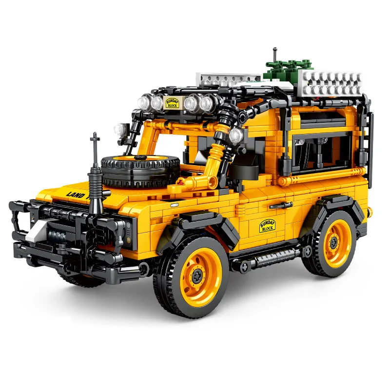 High-Tech Off-Road Vehicle Land Car Model Rove Building Blocks Vehicle Assemble Bricks Pull&Back Toys for Children Boys Gift
High-Tech Off-Road Vehicle Land Car Model Rove Building Blocks Vehicle Assemble Bricks Pull&Back Toys for Children Boys Gift