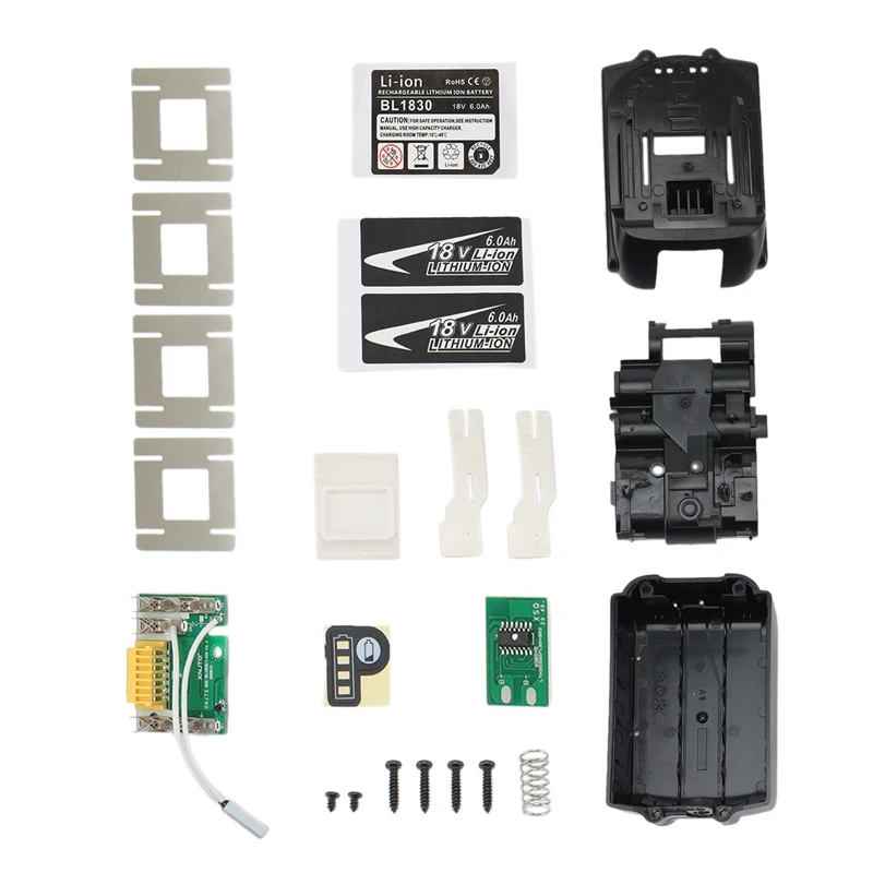 Li-Ion Battery Case Box Charging Protection Circuit Board for MAKITA 18V BL1830 LED Battery Indicator
Li-Ion Battery Case Box Charging Protection Circuit Board for MAKITA 18V BL1830 LED Battery Indicator
