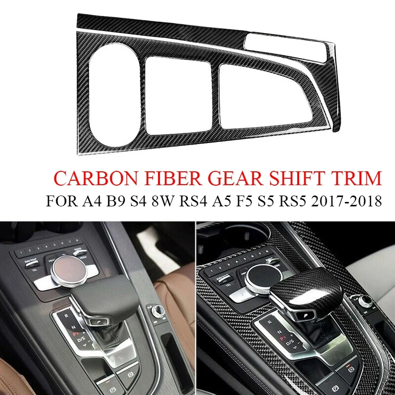 For- A4 B9 S4 8W RS4 A5 F5 S5 RS5 Carbon Fiber Gear Shift Panel Sticker Gear Shift Control Cover Trim
For- A4 B9 S4 8W RS4 A5 F5 S5 RS5 Carbon Fiber Gear Shift Panel Sticker Gear Shift Control Cover Trim