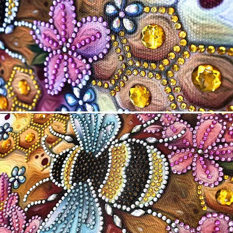 Diamond art Colorful bee, diamond painting number, diamond painting art craft for home wall decoration 
Diamond art Colorful bee, diamond painting number, diamond painting art craft for home wall decoration
