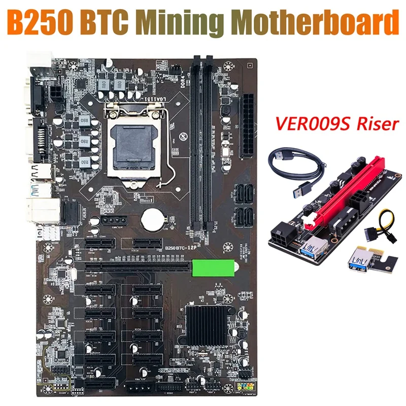 Материнская плата для майнинга B250 BTC с подставкой VER009S 12X, слот для графической карты LGA 1151 DDR4 SATA3.0 USB3.0 для майнинга BTC
Материнская плата для майнинга B250 BTC с подставкой VER009S 12X, слот для графической карты LGA 1151 DDR4 SATA3.0 USB3.0 для майнинга BTC
