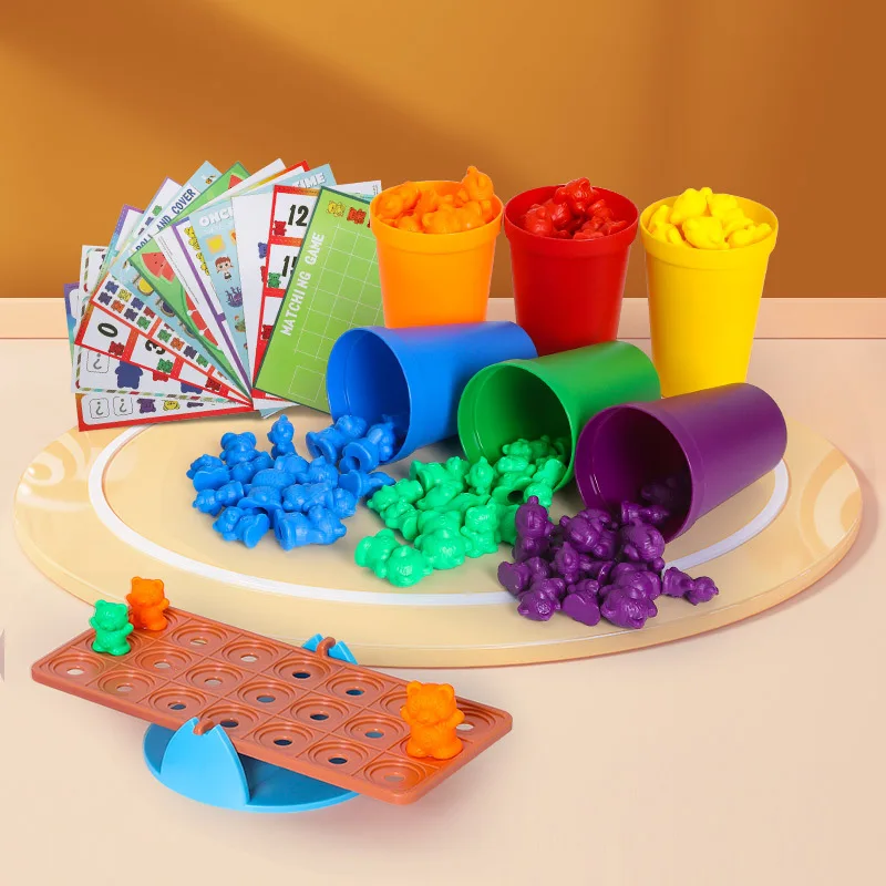 Children Montessori Counting Bear Montessori Educational Cognition Rainbow Matching Game Educationalchild interaction
Children Montessori Counting Bear Montessori Educational Cognition Rainbow Matching Game Educationalchild interaction