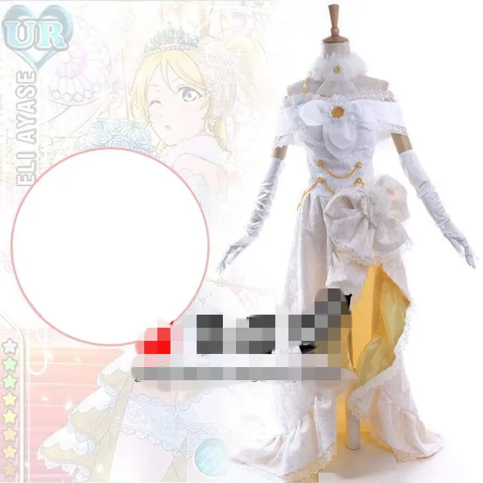 Аниме Косплей Love live Eli Ayase великолепное свадебное платье Косплей Костюм Свадебные платья A
Аниме Косплей Love live Eli Ayase великолепное свадебное платье Косплей Костюм Свадебные платья A