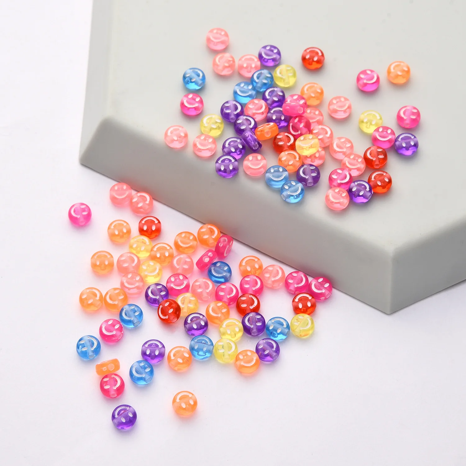 100pcs/lot Acrylic Color Round 4x7mm Smiley Face Beads Diy Handmade Jewelry Beaded Braided Bracelet Material Wholesale
100pcs/lot Acrylic Color Round 4x7mm Smiley Face Beads Diy Handmade Jewelry Beaded Braided Bracelet Material Wholesale