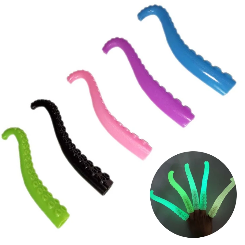 5pcs Funny Environment Friendly Octopus Tentacles Finger Puppet Story Joke Toy 203E 
5pcs Funny Environment Friendly Octopus Tentacles Finger Puppet Story Joke Toy 203E