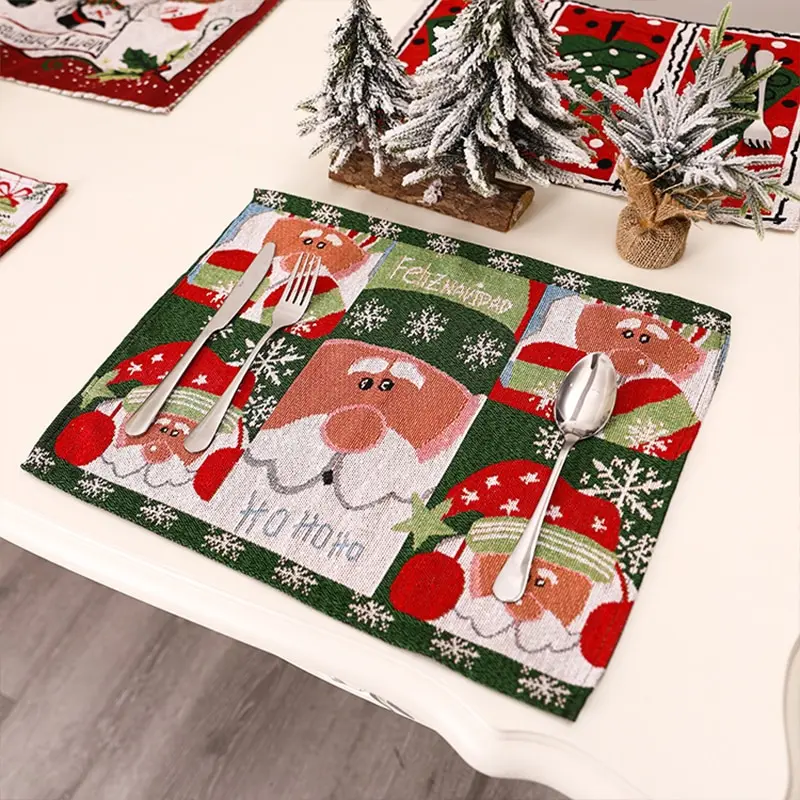 4 Types Merry Christmas Placemat Ornament Christmas Decorations For Home Christmas Table Decor Xmas Gifts Kitchen Home Decor
4 Types Merry Christmas Placemat Ornament Christmas Decorations For Home Christmas Table Decor Xmas Gifts Kitchen Home Decor