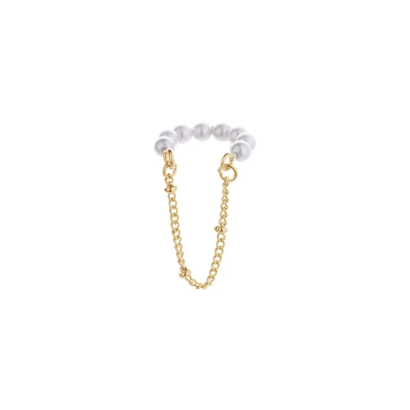 Copper-Plated Golden Pearl Tassel Korean Version Sweet Little Fairy Metal Chain Ear Clip
Copper-Plated Golden Pearl Tassel Korean Version Sweet Little Fairy Metal Chain Ear Clip