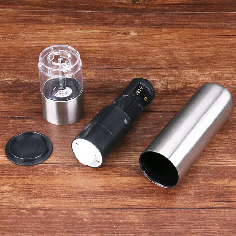 2Pcs Electric Pepper Salt Grinder Stainless Steel Automatic Seasoning Grinding Tool Kitchen Accessories 
2Pcs Electric Pepper Salt Grinder Stainless Steel Automatic Seasoning Grinding Tool Kitchen Accessories