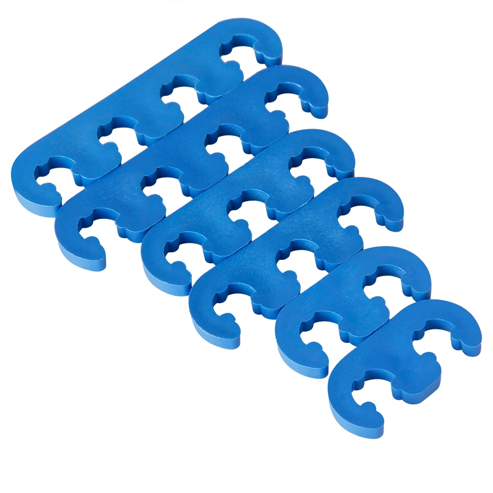 CarBole 6Pcs Blue Spark Plug Wire Dividers Two 2-Wire/3-Wire/4-Wire Separators Plug Wire Diameter 7mm 8mm Fit For Ford Chevy 
CarBole 6Pcs Blue Spark Plug Wire Dividers Two 2-Wire/3-Wire/4-Wire Separators Plug Wire Diameter 7mm 8mm Fit For Ford Chevy
