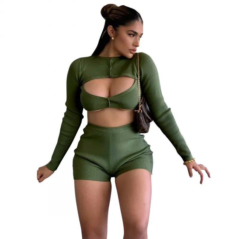 Sexy 2 Two Piece Set Women Fitness Outfit Tracksuit Hollow Out T-Shirt Tops And Short Pant Suit Clothes Streetwear 2022
Sexy 2 Two Piece Set Women Fitness Outfit Tracksuit Hollow Out T-Shirt Tops And Short Pant Suit Clothes Streetwear 2022