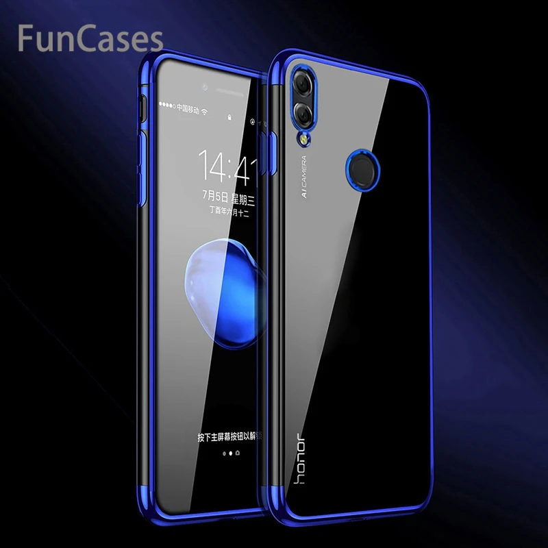 Чехол для Huawei Y6 2019 прозрачный мягкий тонкий силиконовый чехол из ТПУ HuaweiY6 Y7 Pro Y9 |