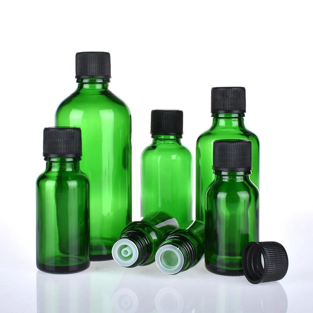 6pcs/lot 100ml 50m 30ml 20ml 15ml 10ml 5ml 1/3oz 1oz Thick Green Essential Oil Glass Bottles With Black Cap Glass Containers
6pcs/lot 100ml 50m 30ml 20ml 15ml 10ml 5ml 1/3oz 1oz Thick Green Essential Oil Glass Bottles With Black Cap Glass Containers
