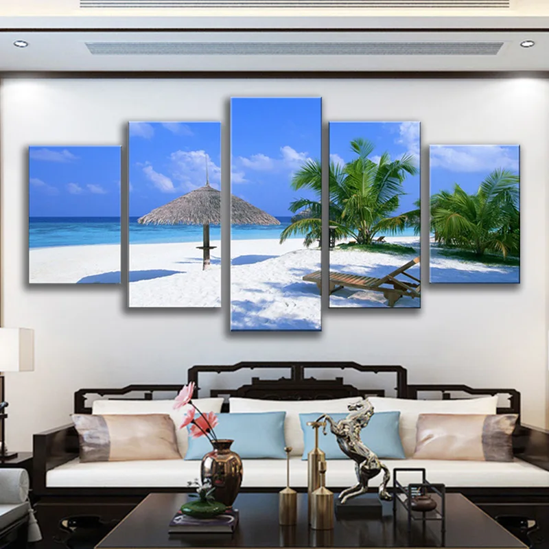 Home Decor Living Room Modular Pictures 5 Panel Sunshine Beach Scenery Framework Wall Artwork Painting HD Printed Canvas Poster
Home Decor Living Room Modular Pictures 5 Panel Sunshine Beach Scenery Framework Wall Artwork Painting HD Printed Canvas Poster