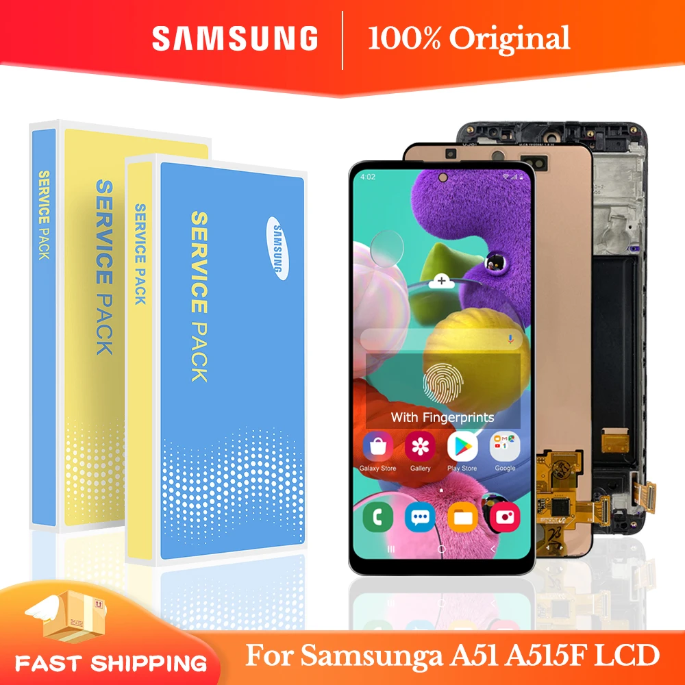 100% Оригинальный ЖК-дисплей для Galaxy A51 с рамкой дигитайзер Датчик в сборе для Samsung A51 дисплей A515 A515F A515F/DS,A515FD A515F
100% Оригинальный ЖК-дисплей для Galaxy A51 с рамкой дигитайзер Датчик в сборе для Samsung A51 дисплей A515 A515F A515F/DS,A515FD A515F