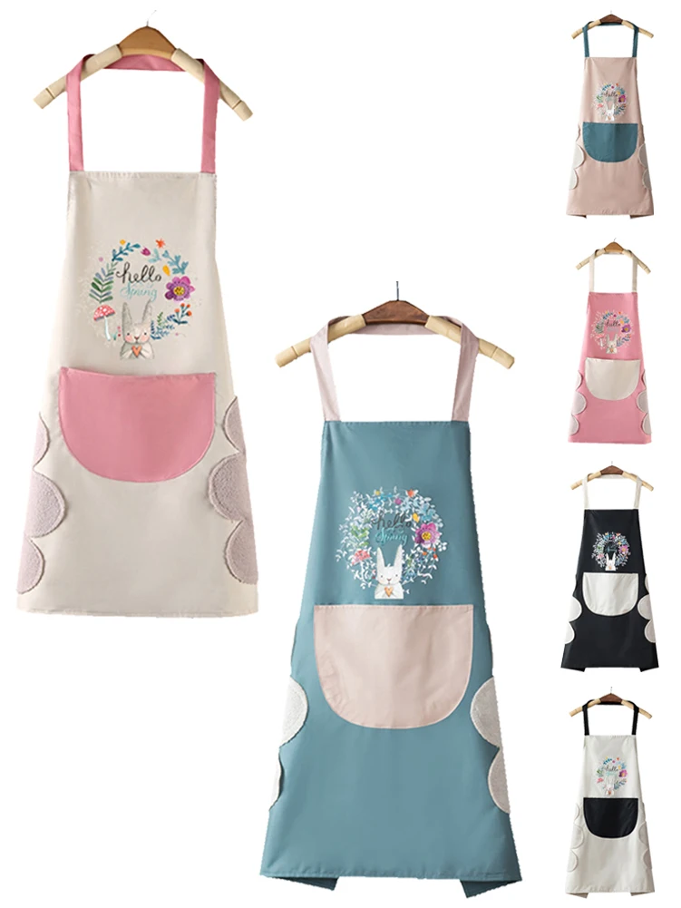 Bib Apron Water Resistant with Large Middle Pocket Towels Oil Proof Cooking Kitchen Aprons For Women Household Cleaning Tools
Bib Apron Water Resistant with Large Middle Pocket Towels Oil Proof Cooking Kitchen Aprons For Women Household Cleaning Tools